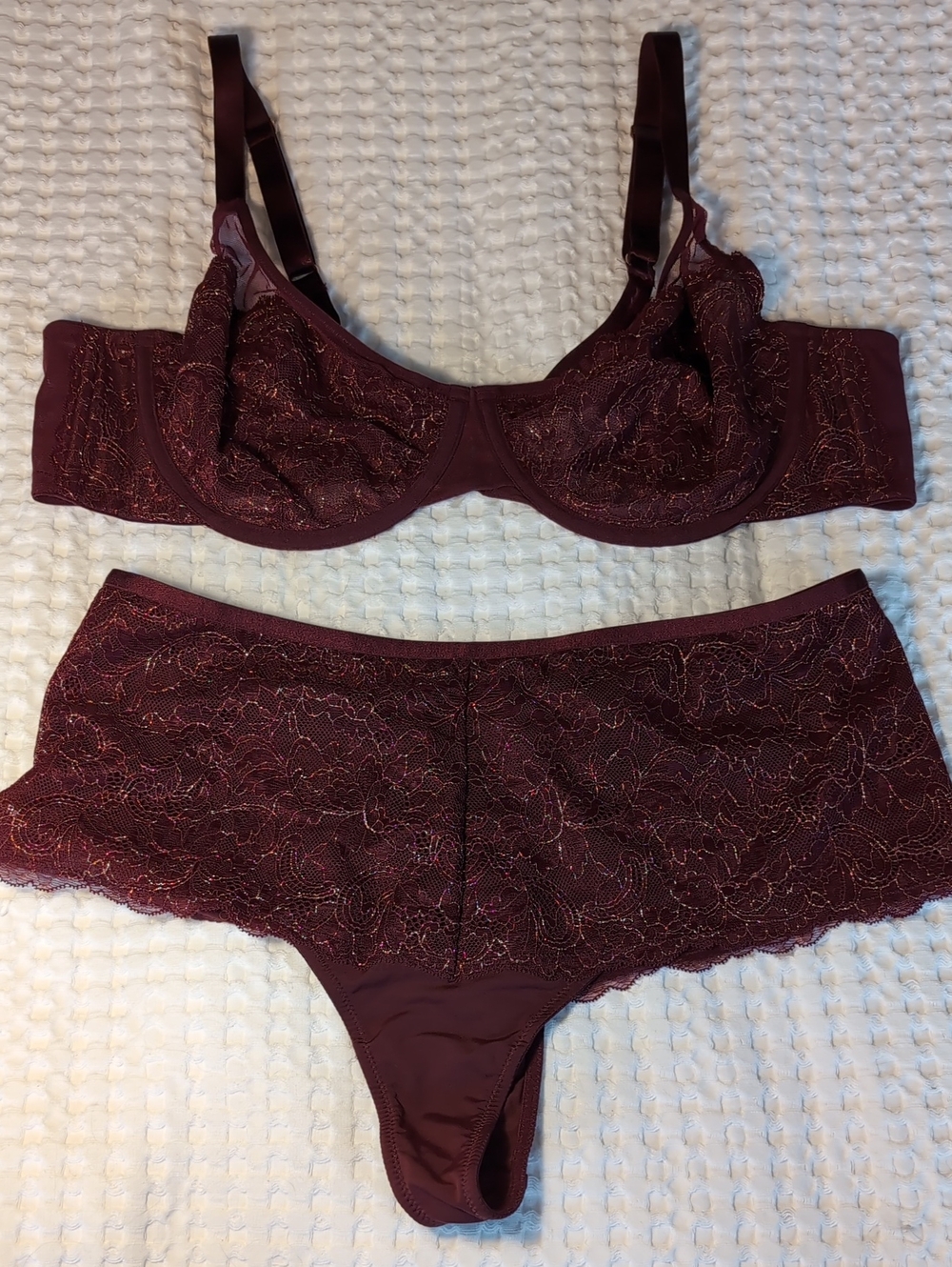 Lace Bra & Brief Set